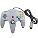 Price comparison product image OSTENT Wired Controller Gamepad Joystick Joypad for Nintendo 64 N64 Console Video Games Color Grey