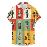 Occasioni e regali: questa camicia casual da uomo è perfetta per vacanze, campeggio, uso quotidiano, tema tropicale hawaiano, feste, vacanze, spiaggia, ecc. È il miglior regalo per compleanni, anniversari, San Valentino, vacanze di Natale, ecc. E un ottimo regalo per fidanzati, marito, figli, ecc.