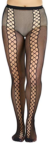 Image of ToBeInStyle Womens High Fashion Sheer Full Footed Vertical Stripe Tights