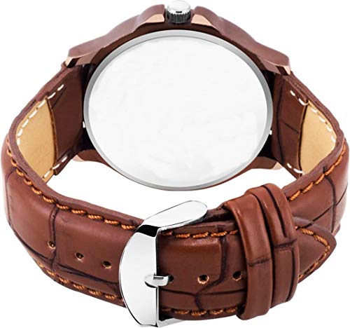 Image of ASGARD Day n Date Features Boy's n Men's Watch (Brown n Brown)