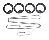 1 X Dog tag repair tune up kit / replacement Stainless chains and silencers