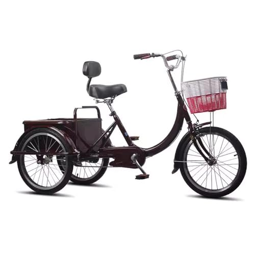 Triciclo Adulto 3 Ruedas 20 Pulgadas con Canasto miniatura 1