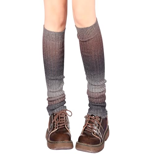 Image of Lebaley Kawaii Leg Warmers Y2K Harajuku Legs Warmer for Girls Women Lolita Accessorie Gothic Long Sock Winter Ankle Warmers
