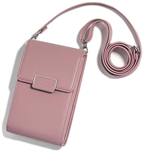 Preisvergleich Produktbild SINIANL Siniang Umhängetasche, Handtasche, Clutch, Mini-Handytasche, Geldbörse, Kreditkarten-Halter für Mädchen und Frauen - Pink - Einheitsgröße