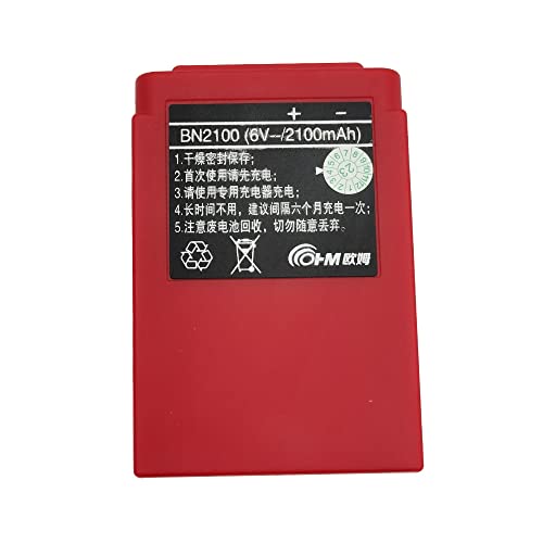 MEELER 1 Pack 6V 2100mAh BN2100 Battery for OHM Remote Control Battery Rechargeable