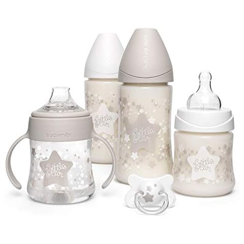 Suavinex Pack Ahorro Little Star 4 Biberones y Chupete Cover