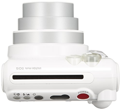 New Model Fuji Instax Mini 50S Piano White Fujifilm Instant Camera #TOP2