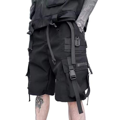 Short cargo tactique longueur genou vêtement Hip Hop homme pour festival et skate