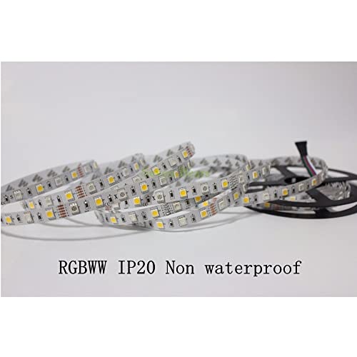 Zezhen Led Strip Lights 5M 10M 15M 20M Dc12V Led Strip 5050 Rgbw Rgbww Waterproof Ip65 Tape + 18A Rf Remote Controller + Power Adapter Kit Led Light Bulb (Color : 10M Strip Ip20 Kit, Size : Rgbww) #TOP5