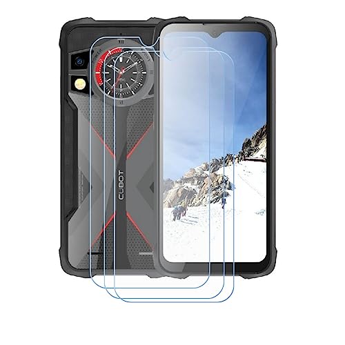 FZZSZS (3-Pack Screen Protector for Cubot King Kong 9, Anti Scratch 9H Hardness Protective Film Premium HD Clarity Tempered Glass Friendly Designed for Cubot King Kong 9 (6.58