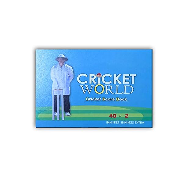 Cricket Score Book Colored with fine Paper Quality 40+2 Inning