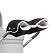 Newpop kinderwagen handwärmer handschuhe, kinderwagenmuff mit warme Fleece und Baumwolle, handmuff Wasserfest Winddicht Universalgröße für Kinderwagen, buggy, Radanhänger zubehör winter, Schwarz