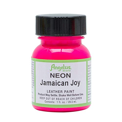 Angelus Leather Paint 1 oz Neon Jamaican Joy