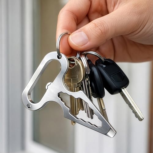 Image of Storite Premium Metal Keychain for Men & Women | Stylish Key Ring for Car, Bike & House Keys