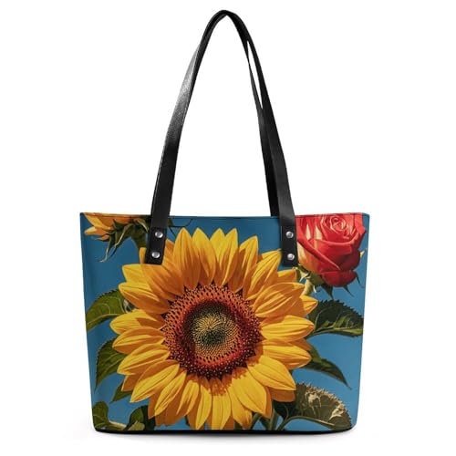 Sac à main rose tournesol en cuir pour exprimer votre féminité