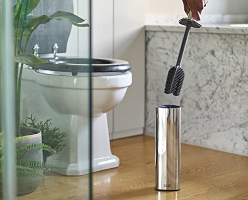 Joseph Joseph Flex 360 Luxe, Advanced Smart Toilet Brush and Storage Holder Set including anti-drip, anti-clog - Image 4