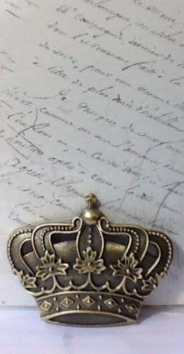 A Place in Time ~ Large Metal Decor or Embellishment ~ Bronze Crown ~ Jewelry Making & Design ~ Hairpiece
