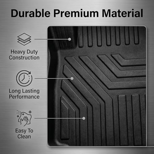 Image of EV MASTER Car Floor Mats for Tata NEXON EV Hybrid (2026 Onwards) Complete Set | Waterproof | Anti-Slip | Luxury Premium Car Mat | Full Coverage | Custom Fitted Car Foot Mats (5D Black)