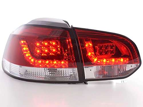 Feux arrière Golf 6 Led finition chrome haut de gamme pour 2008-2012
