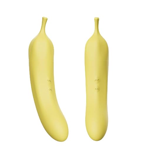 G-Spot Vibrator - Vibrating Dildo, 7 Vibration & Sucking Modes, Soft Silicone, Waterproof, Rechargeable Banana Sucking Adult Sex Toys Female