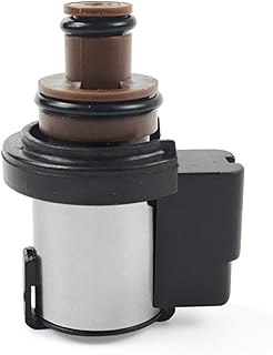 Válvula solenoide de bloqueo de convertidor de par para Lineartronic CVT TR580 TR690 diseñada para una eficiencia de transmisión fiable (marrón 12.4~13.2Ω)