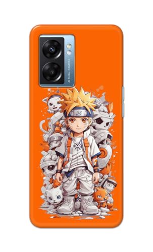 Image of PRINTFIDAA Printed Hard Back Cover Case for Oppo A57 5G | Oppo A77 5G | Oppo K10 5G | Realme Narzo 50 5G Back Cover (Famous Anime Cartoon Character) -112
