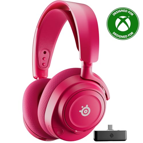 Image of SteelSeries Arctis Nova 7X Wireless Gen 2 Gaming Headset - Real-Time App Control, 50+ HR Play, Neodymium Drivers, Mix 2.4GHz /Bluetooth, Xbox, PC, PS5 /PS4, Switch 1 /2, Mobile - Magenta