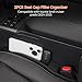 Nakonic 2 Pack Car Seat Gap Filler Organizer Compatible with Toyota Land Cruiser 2024 2025 Accessories,Car Gap Seat Filler Prevents Things Dropping,Seat Gap Filler with Phone Holder(Black)