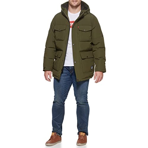 Image of Levi's Men's Arctic Cloth Quilted Performance Parka