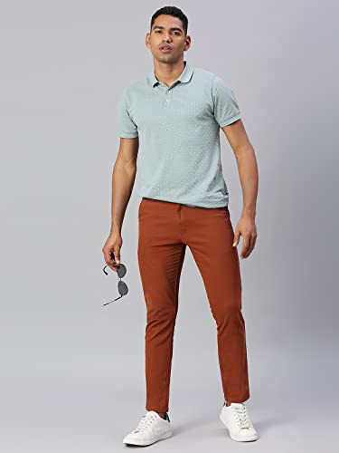 Dennis Lingo Men's Regular Fit Mid Rise Pants