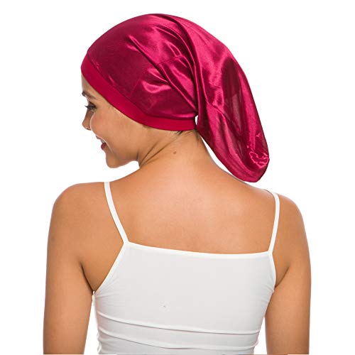 Dreadlock Sleeping Caps, Women Men Spandex Night Sleep Hat Hair