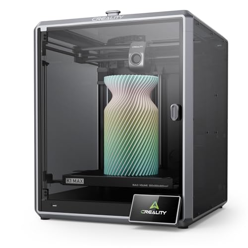 Creality K1 Max Imprimante 3D avec Mise Ã  Niveau EntiÃ¨rement Automatique, 600mm/s Ultra Rapide Vitesse, CamÃ©ra AI, Double Refroidissement, Grande Taille d'impression 300x300x300mm
