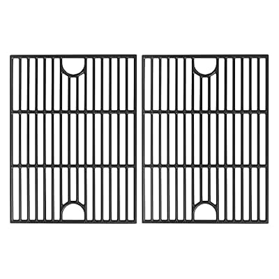 Grill Grates for Nexgrill Home Depot 720-0830H 720-0783E 720-0670C, 17 Inch Cast Iron Replacement Parts for Nexgrill 720-0888 720-0888N Charbroil 463241113 463446015 720-0670D, Master Forge 1010037