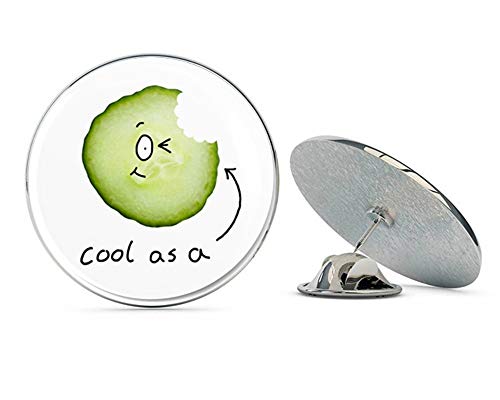 Cool as a Cucumber Round Metal 0.75