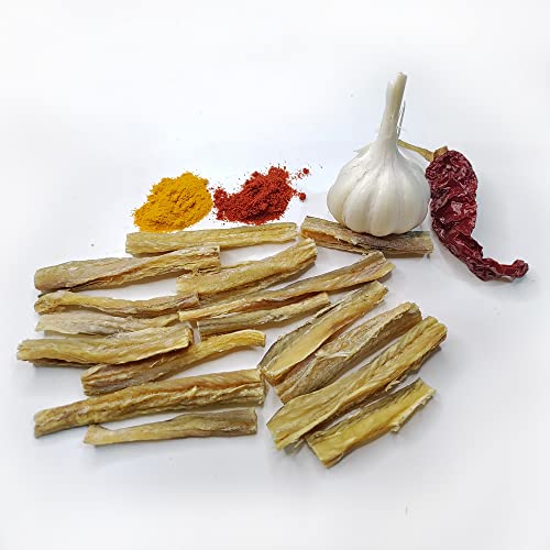 Bhoir Masale Fresh Bombil Bombay Duck Dried Totally Cleaned Black Belly Part Head And Tail Removed Ready For Cooking 75 Gram Pack