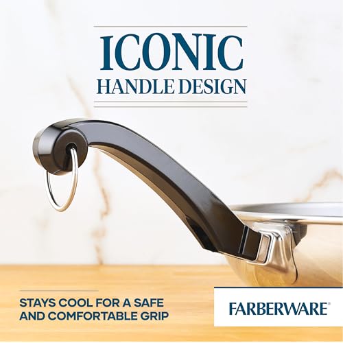 Image of Farberware Classic Series Stainless Steel Frying Pan Set, 8.25-Inch and 10-Inch Skillets