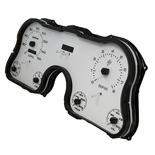 Intellitronix 1967-1972 Chevy C10 Pickup Truck Analog Gauge Panel Dash Instrument Cluster Upgrade Wl6003W (White) #TOP4
