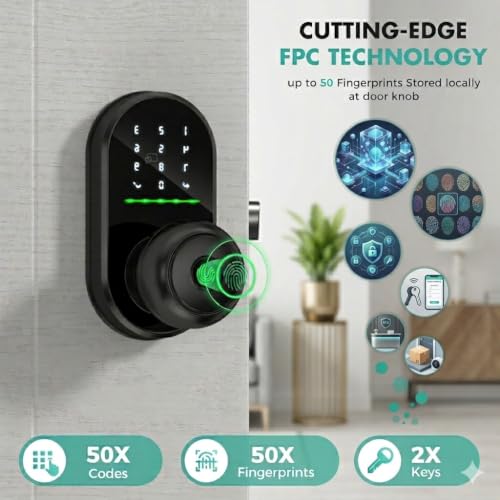 Smart biometric door lock