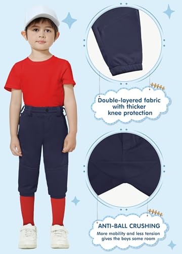 Image of MIVEI 2T 3T 4T 5T to 16Years Toddler Baseball Pants Youth Boys Tball Pants