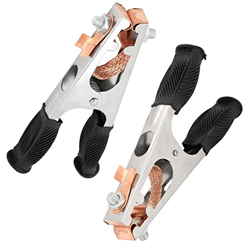 Sustvita Clip de soldadura de cobre electrochapado manual 500A abrazadera de soldadura para conexiones fiables (Styl amerykański)