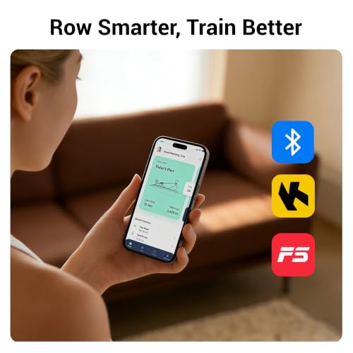 UMAY Rowing Machines for Home, Magnetic Rower Indoor with Dual Slide Rail - image 8