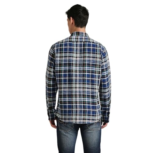Image of Pepe Jeans Men's Regular Fit Full Sleeve Checkered Cotton Casual Shirt | Check Shirt for Man | Smart & Stylish | Multiple Styles | Mens Casual Shirts