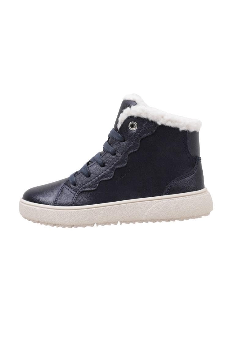Geox Girls' J Theleven Girl ABX Trainers, Dk Navy, 6 UK