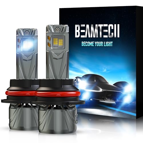 BEAMTECH Bulb, 800% Brighter High Speed Fan 6500K Xenon Whit...