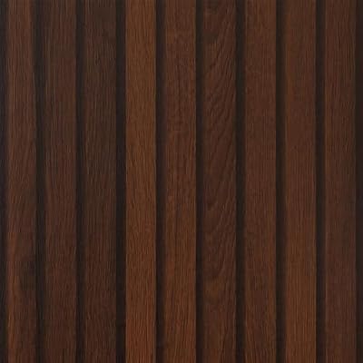 LACHEERY Dark Brown Wood Wallpaper Peel and Stick Wooden Slats for Wall Panel Wallpaper Removable Dark Wood Contact Paper for Cabinets Waterproof Vintage Vinyl Wall Paper Bedroom Bathroom 15.8"x80"