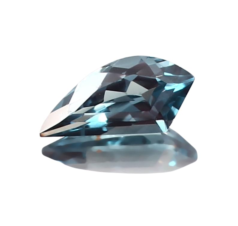 Tourmaline indicolite naturelle 11x9mm | Pierre précieuse taillée d'exception