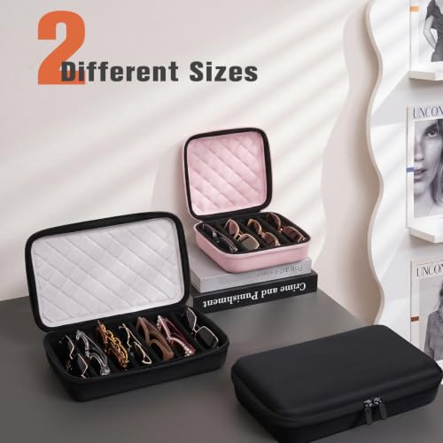 Image of ProCase Hard Shell Travel Sunglasses Organizer, Portable Multiple Glasses Case for Travelling