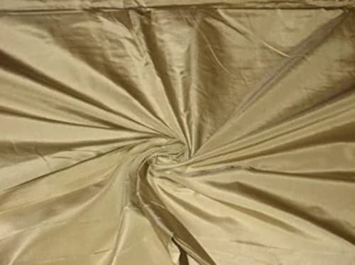 Soie d'exception : tissu taffetas de soie beige en grande largeur pour robe de mariée