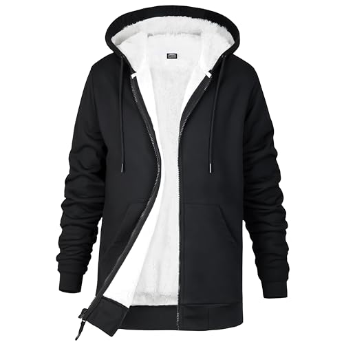 CityComfort Sweats à Capuche Femme Doublé Hoodie Pull Polaire Zippé Veste à Capuche Fourrée Blouson Doublé Vêtement Femme Hiver Chaud Tailles S-XL...