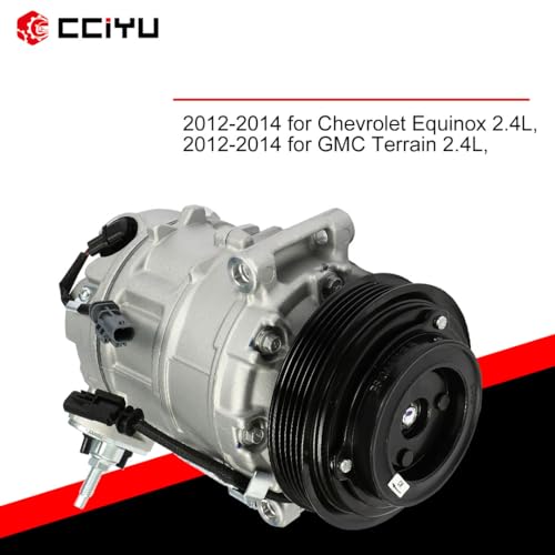 Image of CCIYU AC Compressor w /Clutch for GMC Terrain L4 2.4L 2012-2015